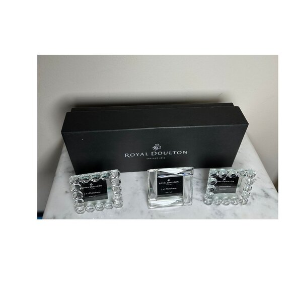 Royal Doulton Radiance Mini Fancy Frames Elegant Home Decor Mantle Display NEW - Picture 3 of 3